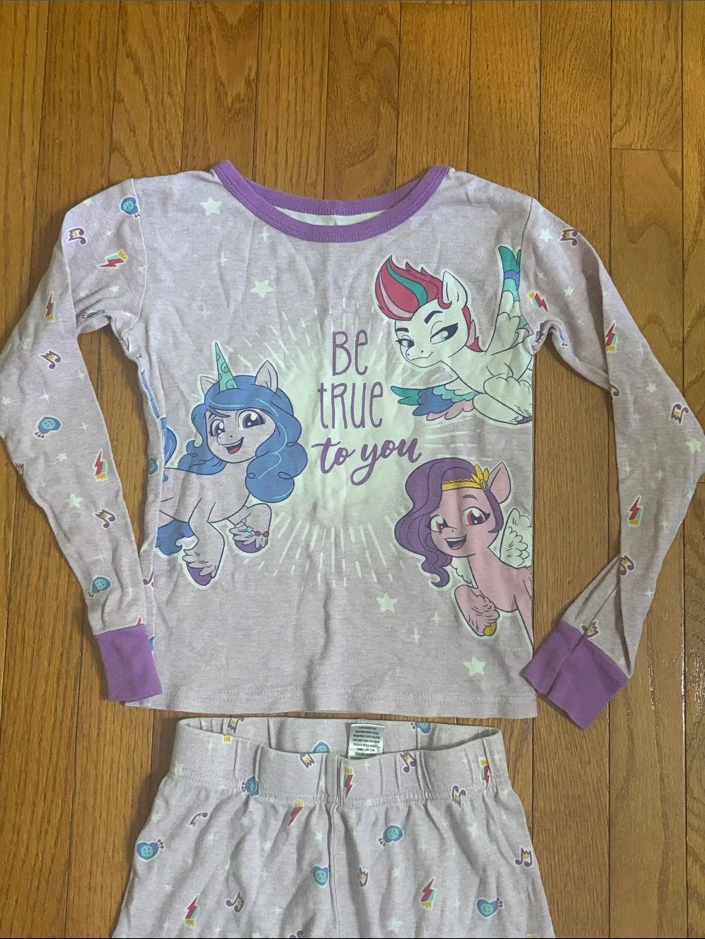 My Little Pony Lavender and Purple Unicorn Pajama Set